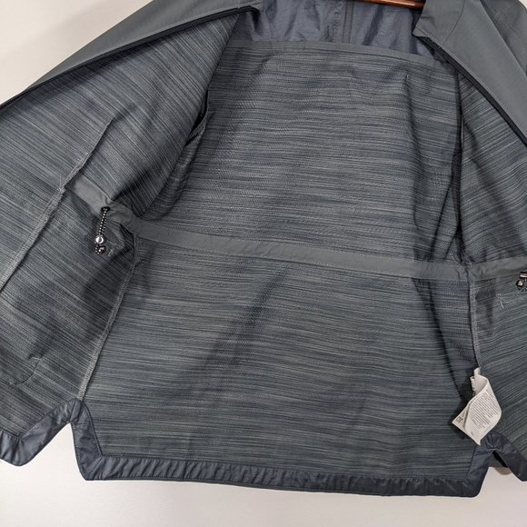 Under Armour Jacket Womens Gray Athletic Windbreaker Mock Neck sz Small - Picture 13 of 14